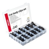 Set de cleme și știfturi auto medii 240 buc AMIO-04737