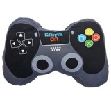 Pernă decorativă game controller, 40x25x8cm, Negru-Gri, CMCLASS