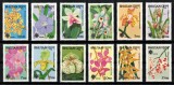 BHUTAN 1990 - Flori exotice/ serie completa MNH