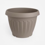Ghiveci pentru flori din plastic, Mocca, &Oslash;27,5x20cm, 7L, CMCLASS