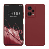 Husa kwmobile pentru Xiaomi Redmi Note 12 Pro Plus , Silicon, Visiniu, 60686.187, Carcasa