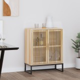 Dulap Gossi 60x30x75 cm Lemn Prelucrat Maro/Alb/Gri/Negru Depozitare Hol Living Design Modern