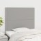 Gossi tablii de pat, 2 buc, gri deschis, 100x5x78/88 cm, textil