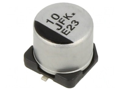 Condensator electrolitic SMD 10uF 63VDC foto