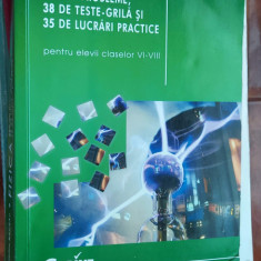 FIZICA 600 PROBLEME , 38 TESTE , 35 DE LUCRARI CLASELE VI- VIII- DUMITRU BACRAU