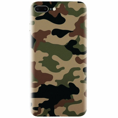 Husa silicon pentru Apple Iphone 8 Plus, Camuflaj foto