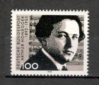 Germania.1992 100 ani nastere A.Honegger-compozitor MG.763