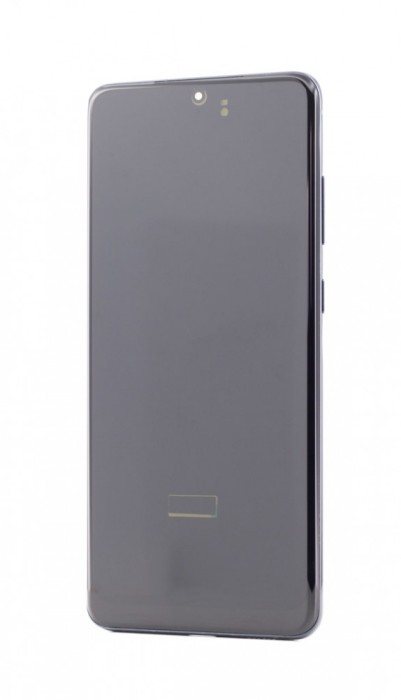LCD Samsung Galaxy S20 Ultra, G988, Negru + Rama, OLED