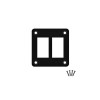 Panou pentru 2 intrerupatoare tip Rocket Cod: LB016A-2 Automotive TrustedCars, Oem
