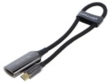 Cablu HDMI USB-C negru 0.25m