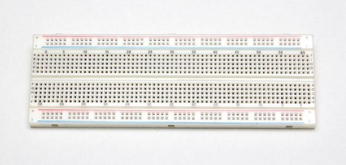 Placa pentru teste, de tip Breadboard, 165x55mm - 200846