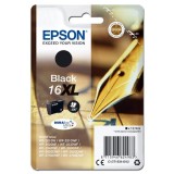 Epson original ink C13T16314012, T163140, 16XL, black, 12.9ml