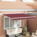 vidaXL Material de &icirc;nlocuire pentru copertină Roșu Burgund 3,5 x 2 m 42000444
