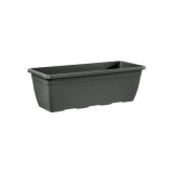 Jardiniera Naxos dimensiune 60x19 cm, gri antracit
