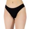 Chilot Brazilian bumbac, elastan, dantelă C1242 - M - Negru