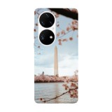 Husa compatibila cu Huawei Nova 8i model Cherry Blossom in Washington, Silicon, TPU, Viceversa