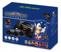 Consola Sega Mega Drive Flashback HD Classic + 2 controllere + 85 jocuri foto