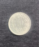 Moneda 10 rappen 1969 Elvetia