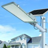 Cumpara ieftin Lampa Solara 1000W 20000lm, 100m&sup2;, Telecomanda, Senzor Miscare, IP65, 8-12h, THO, Aluminiu, Gradina