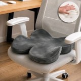Pernă anatomică pentru scaun, Memory Foam, Gri, 47x39cm, CMCLASS