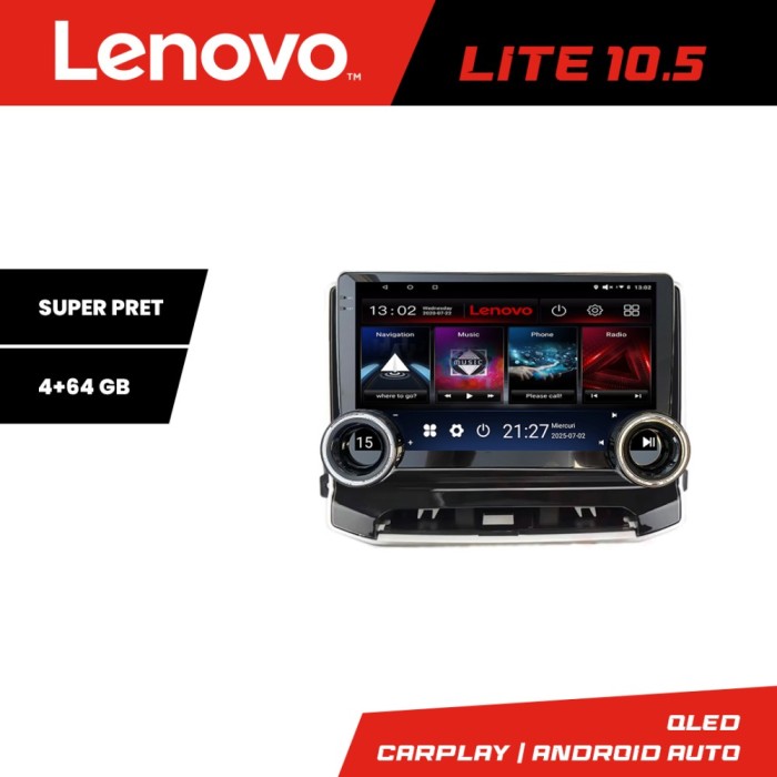 Navigatie Jeep Compass 2021- Lenovo Incell 1K 10.5 inch 8 core 4+64 carplay android auto radio internet kit-compass2021+EDT-E211-RK+kit-10-9 CarStore