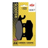 SBS - plăcuțe de fr&acirc;nă 163CT pentru scuter (Carbon/Ceramic)