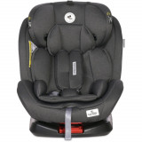 Scaun auto rotativ Lorelli Lynx Isofix 0-36 Kg Black Graphite