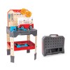 Hape Banc de Lucru Auto din Lemn, 71 Piese - Jucarie Service Auto Copii 3 ani+