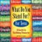 What Do You Stand For?: For Teens: A Guide to Building Character