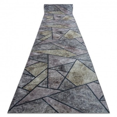 Traversa anti-alunecare LOTUS MOSAIC 22010 Mozaic gri PENTRU SPĂLARE, 80 cm foto