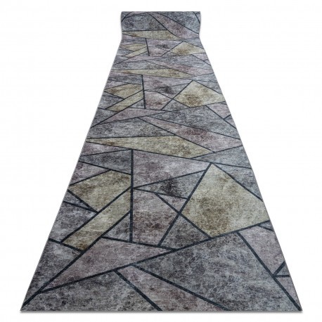 Traversa anti-alunecare LOTUS MOSAIC 22010 Mozaic gri PENTRU SPĂLARE, 80 cm