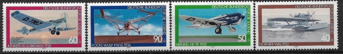 B1196 - Germania RF 1979 - Aviatiei 4v. neuzat,perfecta stare