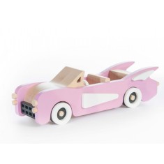 Masina handmade din lemn Cadillac Marc Toys