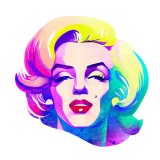 Cumpara ieftin Sticker decorativ Woman, Multicolor, 61 cm, 7824ST