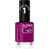 Cumpara ieftin Rimmel Super Gel gel de unghii fara utilizarea UV sau lampa LED culoare 025 Urban Purple 12 ml