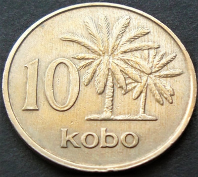 Moneda exotica 10 KOBO - NIGERIA, anul 1973 * cod 4013 A foto