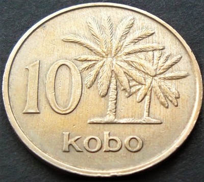 Moneda exotica 10 KOBO - NIGERIA, anul 1973 * cod 4013 A foto