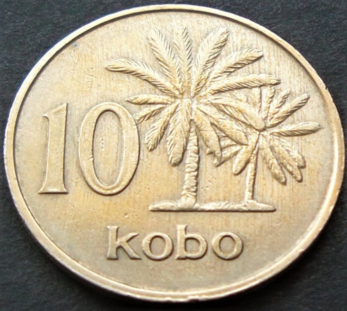 Moneda exotica 10 KOBO - NIGERIA, anul 1973 * cod 4013 A