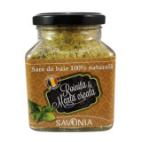 Sare de baie cu roinita si menta creata savonia 350g