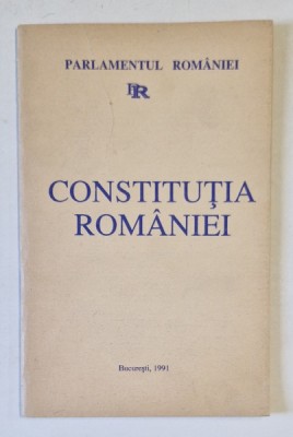 CONSTITUTIA ROMANIEI , BUCURESTI , 1991 foto