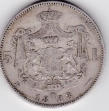 ROMANIA 5 LEI 1883, Argint