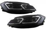 Faruri LED VW Golf 7.5 VII Facelift (2017-up) cu Semnal Dinamic Performance AutoTuning