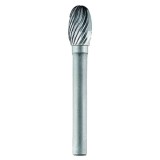 Tivoly 1031801 - Freza cu carburi metalice 16x25x70 mm tija 8 mm forma E (ovala cu cap sferic) tais simplu