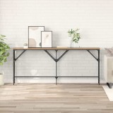 vidaXL Masă de consolă Stejar Artizanal 180 x 30 x 75 cm Lemn compozit 882879