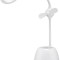 Lampa de birou cu ventilator Acumulator si Suport de pixuri alba Goobay