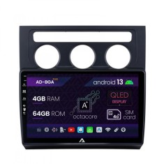 Navigatie Volkswagen Touran (2003-2010), Android 13, A-Octacore 4GB RAM + 64GB ROM, 10.1 INCH - AD-BGA10004+AD-BGRKIT053
