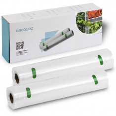 Set folie vidare pentru aparat FoodCare 600 Easy Cecotec, 20 x 600 mm, 2 bucati foto