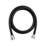 Țeavă de duș puternică PVC 1,5m negru