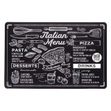 Suport Farfurii, Menou Italian, Plastic, Dimensiuni 43.5x28.5 cm, Oem