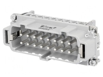 Conector: HDC inserturi de contact tată 16 PE foto
